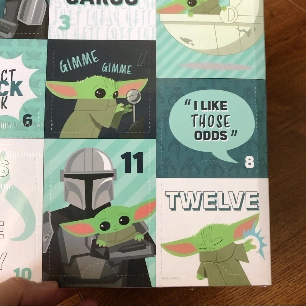 Star Wars: The Mandalorian 12 days of socks advent calendar